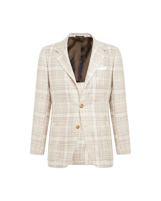 Kiton Jassen in het Natural voor heren