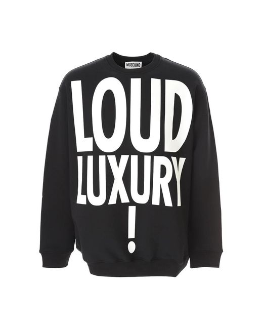 Moschino Black Sweatshirts for men