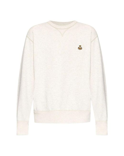 Isabel Marant Sweatshirt Mike Gb Ecru in White für Herren
