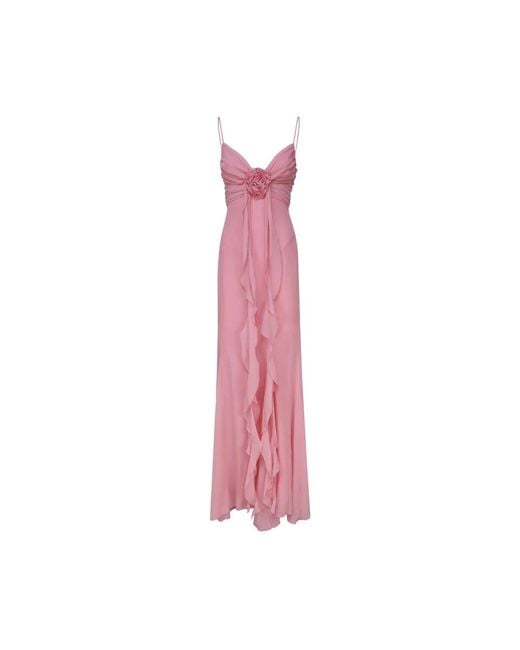 Blumarine Pink Maxi Dresses