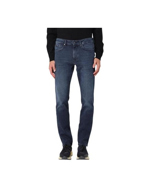 HUGO Blue Slim-Fit Jeans for men