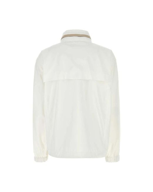 Brunello Cucinelli White Rain Jackets