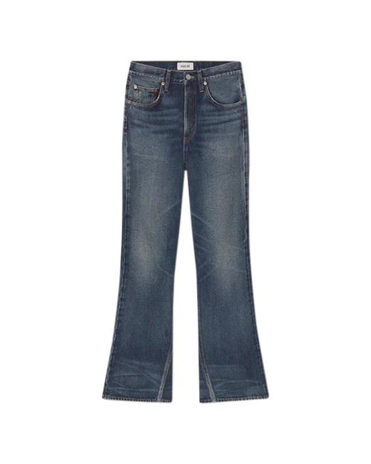 Agolde Blue Bootcut Jeans