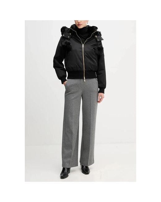 Moose Knuckles Black Bomber Jackets