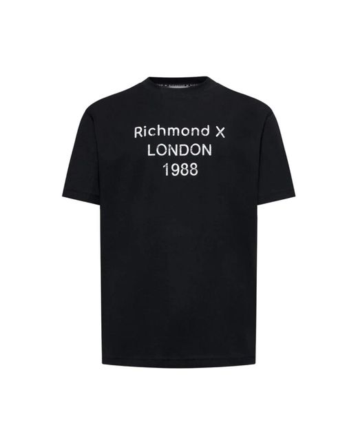 RICHMOND Herren T-Shirt Mit Druck X London 1988 in Black für Herren