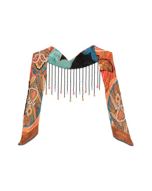Etro Multicolor Silky Scarves