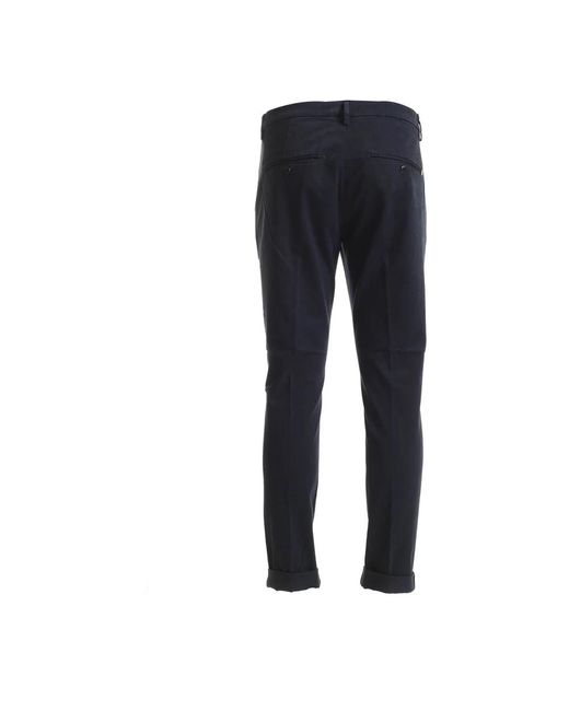 Dondup Blue Slim-Fit Trousers for men