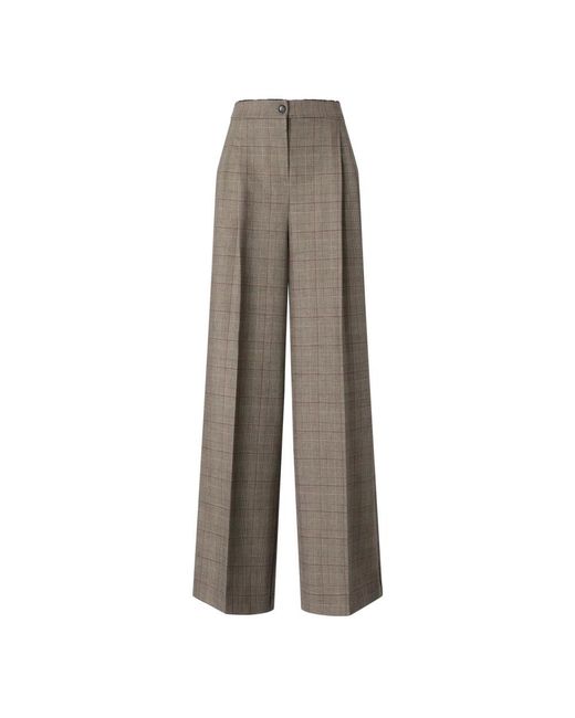 Pinko Brown Wide Trousers