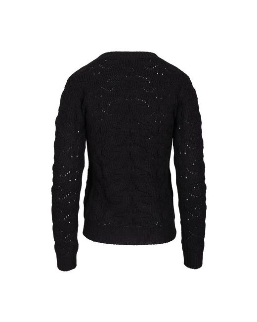 Etro Trui Van Wolmix Met Paisley-Details in het Black