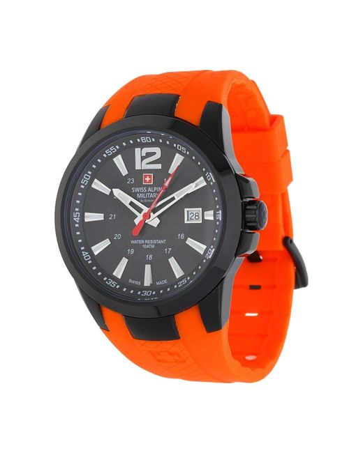 Swiss Alpine Military Black Watches for men