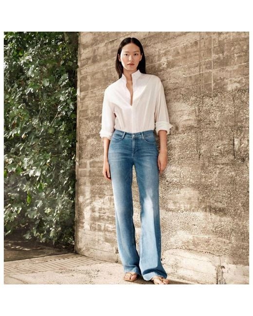 M·a·c Blue Straight Fit Jeans