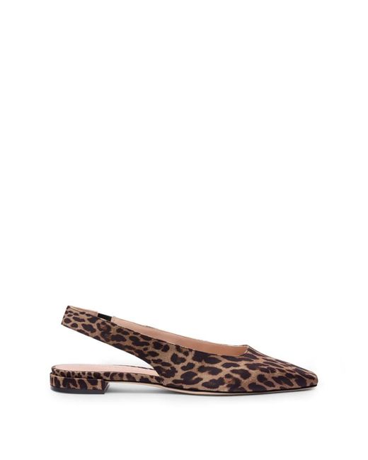 Stuart Weitzman Brown Ballerina Shoes