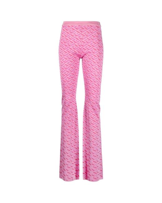 Versace Pink Wide Trousers