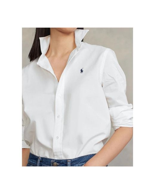 Polo Ralph Lauren White Relaxed fit bluse