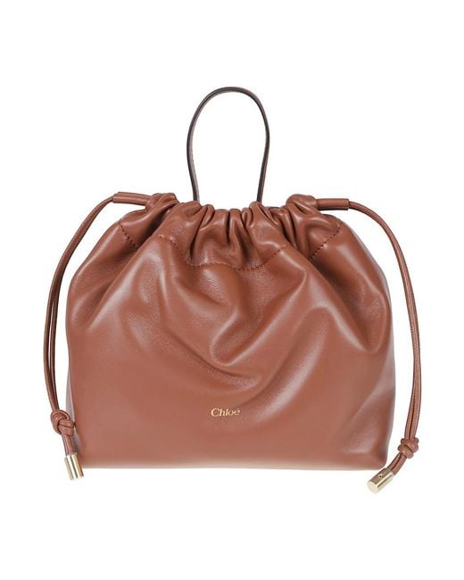 Chloé Brown Bucket Bags