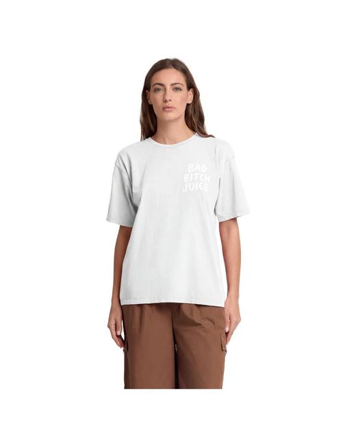 Kocca Tops ,Wit ,Katoen Bad Juice T-Shirt in het White