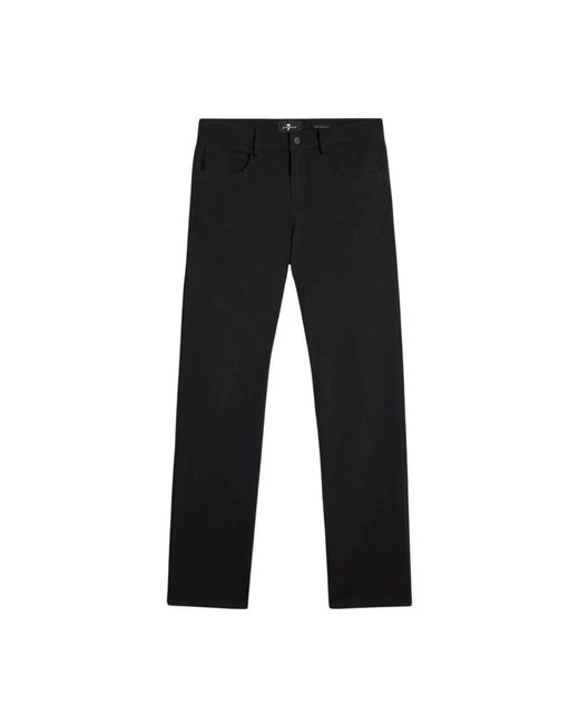 7 For All Mankind Black Chinos for men