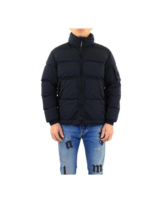 C P Company Blue Down Jackets for men