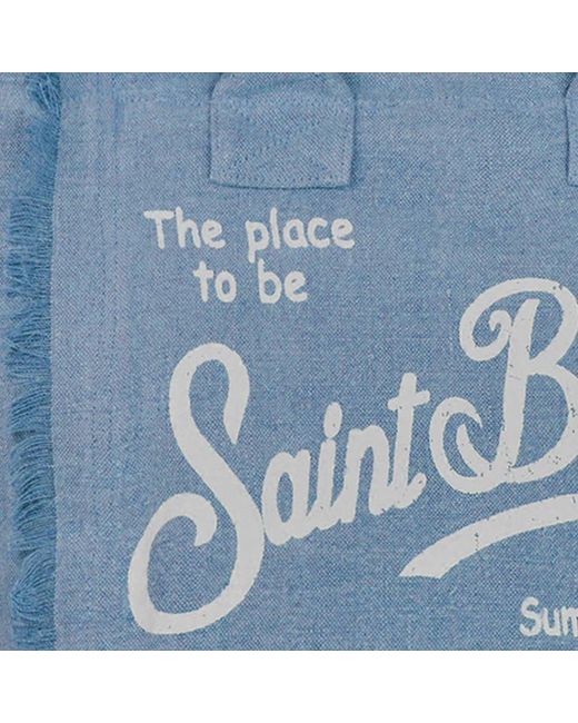 Mc2 Saint Barth Blue Tote Bags