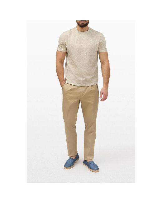 Etro Chino Broeken in het Natural voor heren