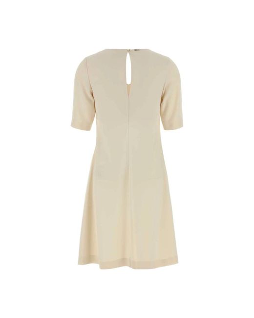 Herno Natural Short Dresses