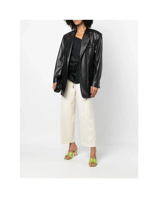 Dries Van Noten Natural Cropped Trousers