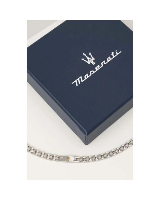 Maserati Brooches in Metallic für Herren