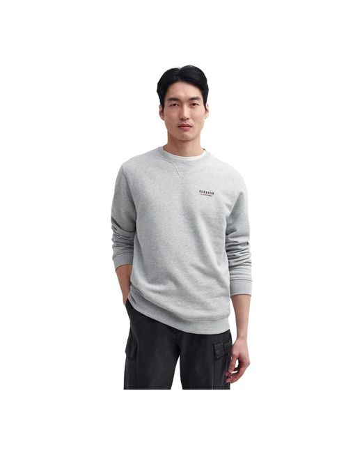 Barbour Jack Graphic Sweatshirt in het Gray voor heren