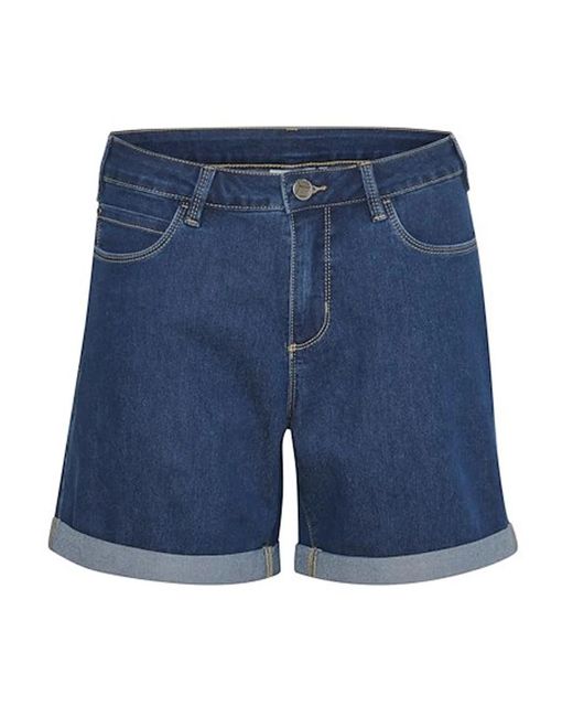 Denim Shorts Kaffe de color Blue