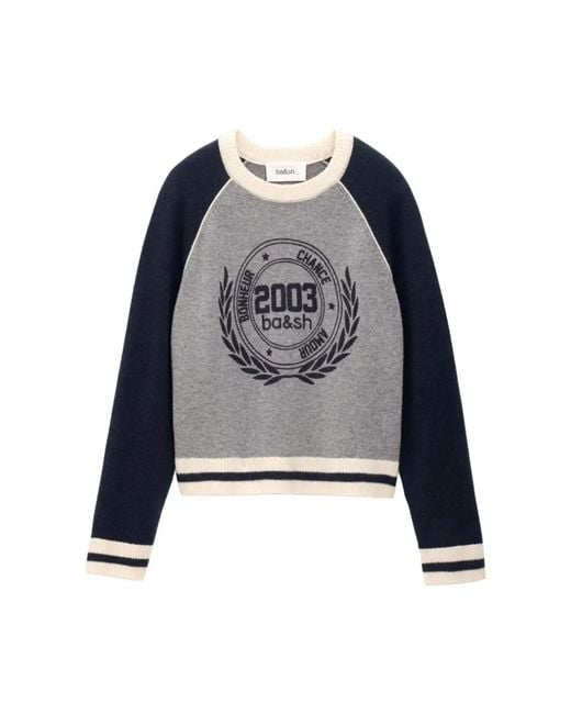 Ba&sh Blue Collette Cashmere Jumper