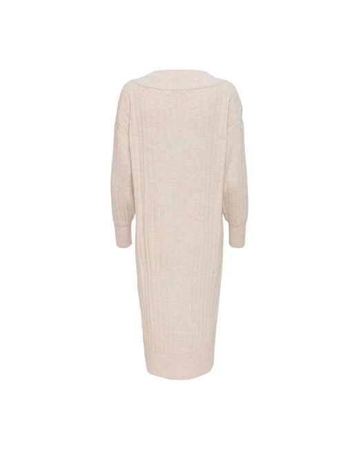 ONLY Natural Knitted Dresses
