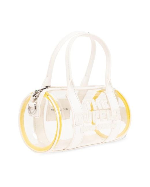 Marc Jacobs White Schultertasche 'the duffle'