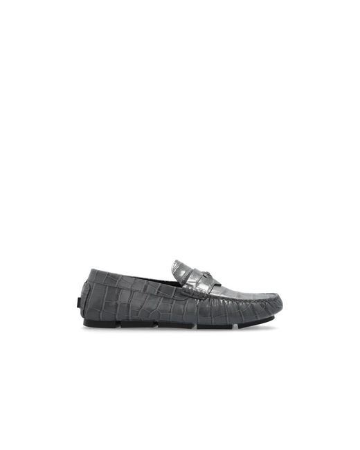 Shoes > flats > loafers Versace pour homme en coloris Black
