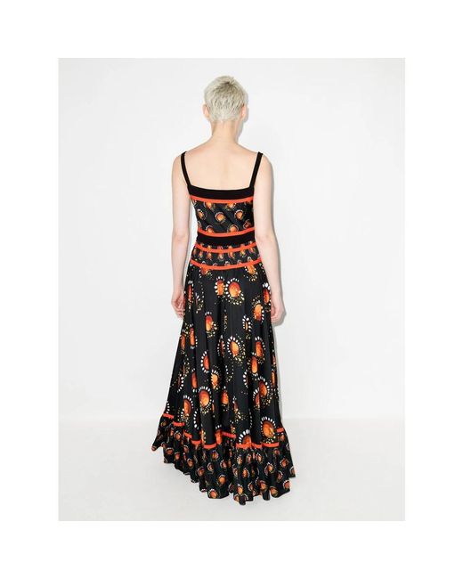 Rabanne Kleedjes ,Zwart ,Leer Maxi Jurk in het Black