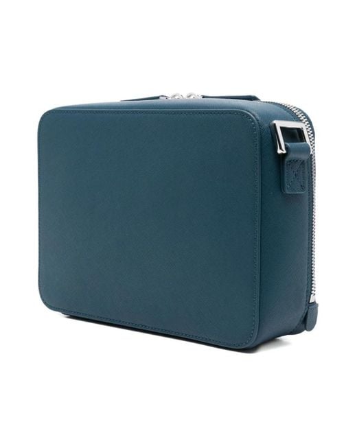 Emporio Armani Blue Cross Body Bags for men