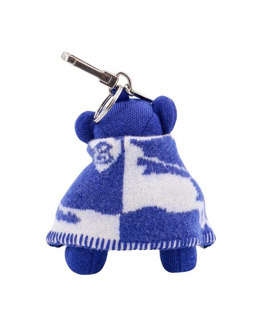 Burberry Wollschlüsselanhänger mit thomas bear in Blue für Herren