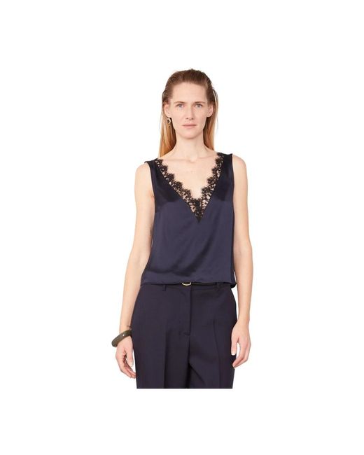 Sleeveless Tops di Officine Generale in Blue
