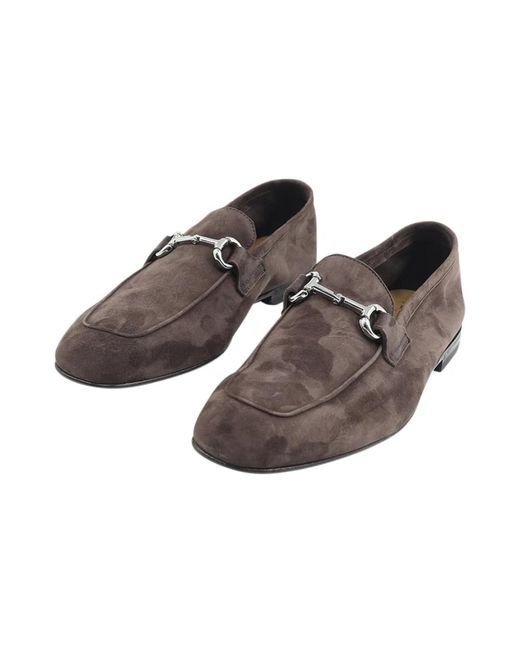 Green George Brown Loafers for men