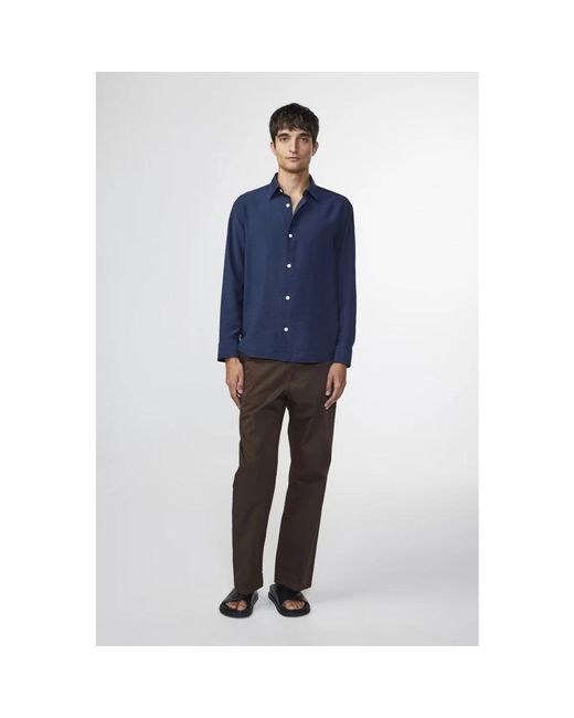 NN07 Casual Shirts in het Blue voor heren