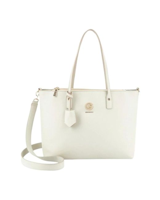 Gattinoni White Shopping Bags