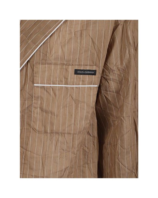 Dolce & Gabbana Brown Light Jackets for men