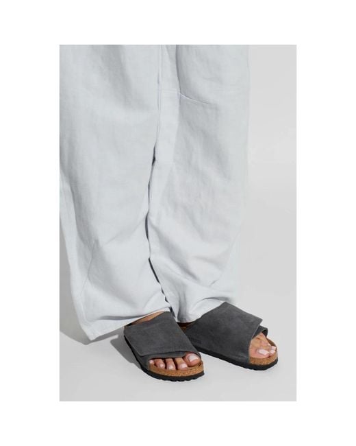 Birkenstock Black Sliders