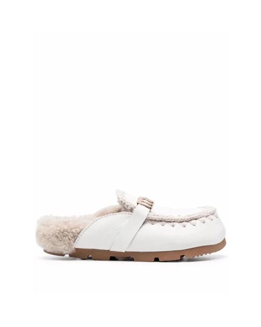 Slippers Mou en coloris White
