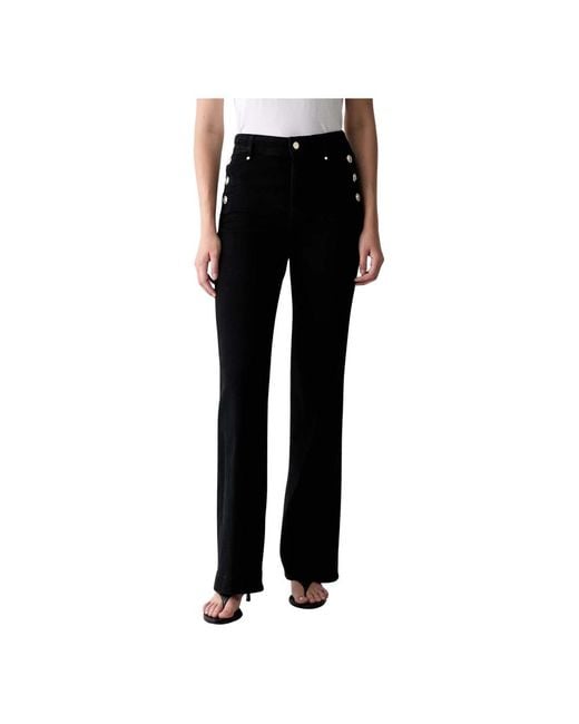Flared Jeans Guess en coloris Black