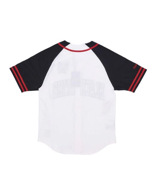 Mitchell & Ness Fitness ,Veelkleurig ,Katoen Chicago Blackhawks Nhl Trainingsjersey in het Red voor heren