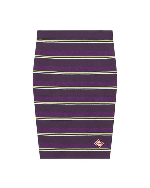 Casablanca Purple Pencil Skirts