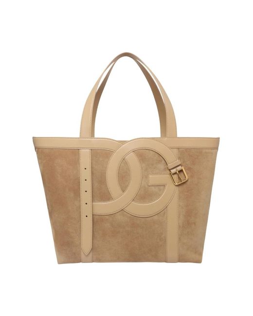 Dolce & Gabbana Brown Shopping Bags