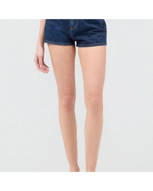 Roberto Cavalli Blue Denim Shorts