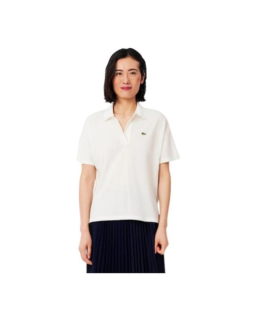 Lacoste White Polo Shirts