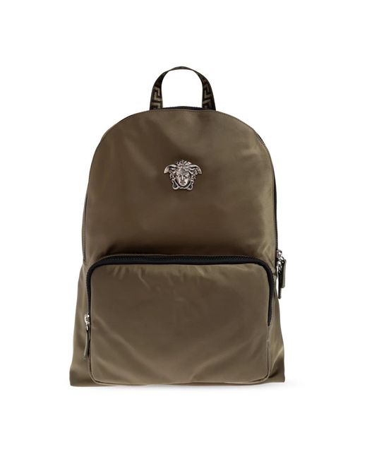 Versace Backpacks in Brown for Men | Lyst